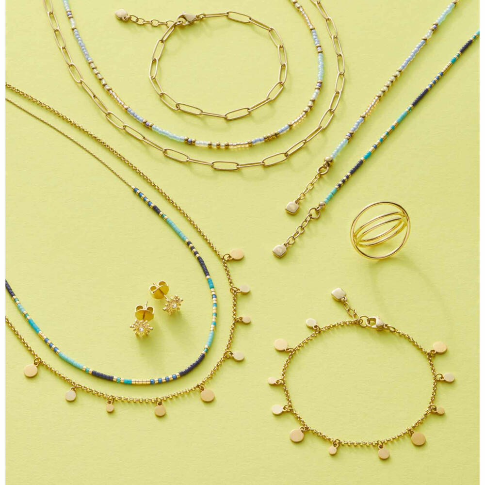 Leonardo Jewels Ohrstecker Sally CIAO, Ohrring, Ohrschmuck, Schmuck, Edelstahl IP Gold, Gold, 023919