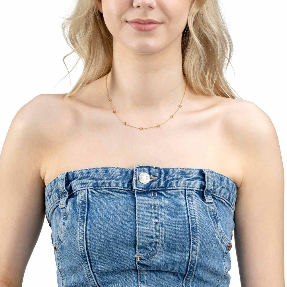 Leonardo Jewels Halskette Gold Janna CIAO, Kette, Schmuckkette, Modeschmuck, Edelstahl IP Gold , 023940