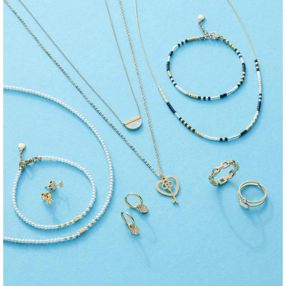 Leonardo Jewels Stud Earrings Gold Janna CIAO, Earring, Earrings, Jewelry, Stainless Steel IP Gold, 023942