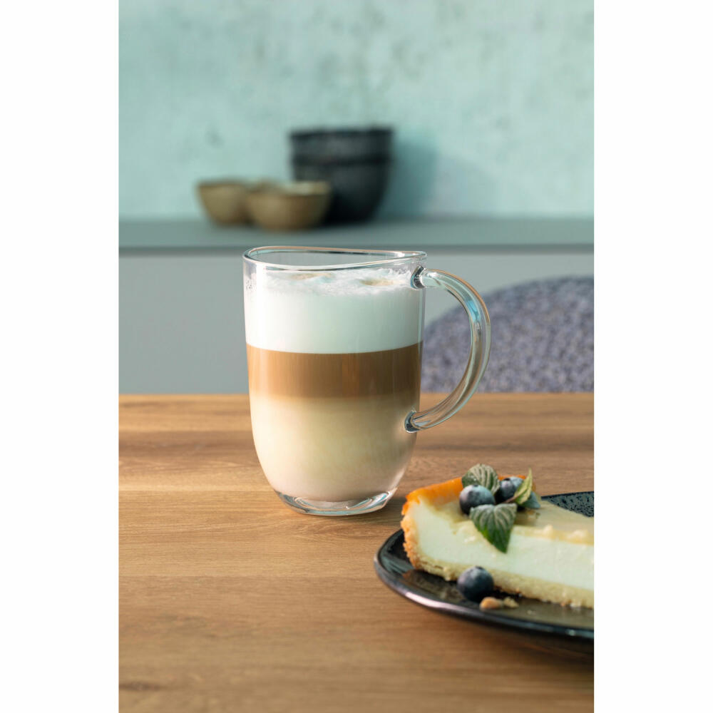 Leonardo Tasse Napoli, Glastasse, Becher, Kaffeetasse, Kalk-Natron Glas, klar, 380 ml, 024203