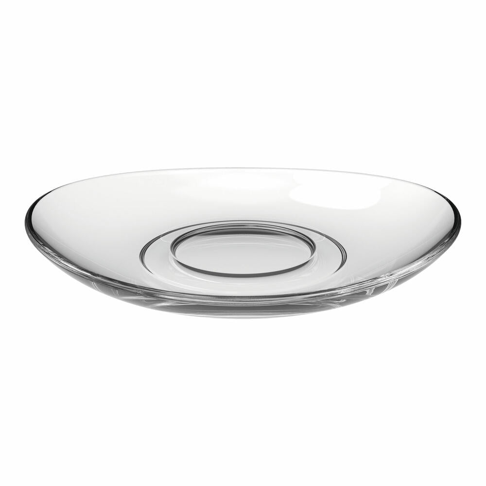 Leonardo Untertasse Napoli, Untersetzer, Untere, Kalk-Natron Glas, klar, 14.3 cm, 024204