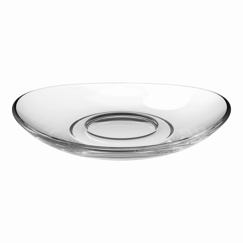 Leonardo Untertasse Napoli, Untersetzer, Untere, Kalk-Natron Glas, klar, 11.3 cm, 024205