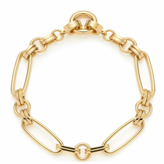 Leonardo Jewels Bracelet Mathilde Clip&amp;Mix, Jewelry Bracelet, Arm Chain, Fashion Jewelry, Stainless Steel IP Gold, 024267