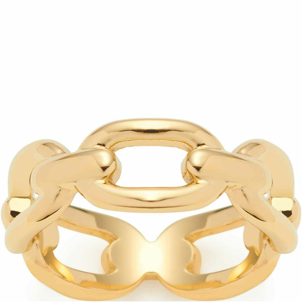 Leonardo Jewels Ring Mathilde, Fingerring, Fingerschmuck, Schmuck, Größe 17, Edelstahl IP Gold , 024269