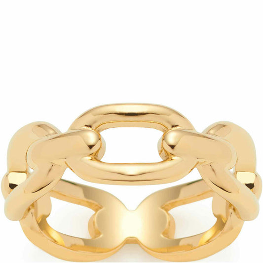 Leonardo Jewels Ring Mathilde, Fingerring, Fingerschmuck, Schmuck, Größe 20, Edelstahl IP Gold , 024272