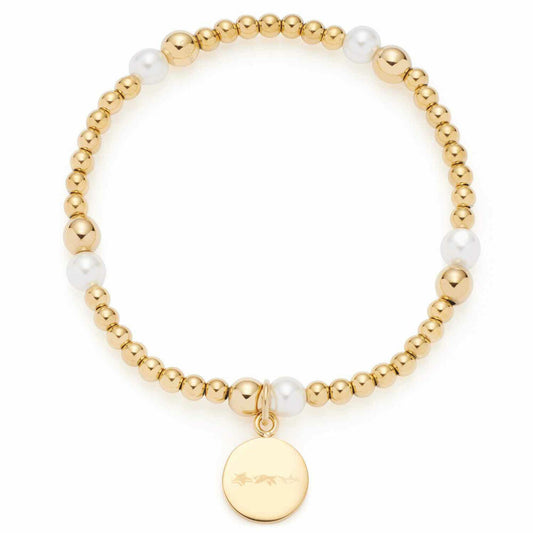Leonardo Jewels Bracelet Mathilde, Jewelry Bracelet, Arm Chain, Fashion Jewelry, Stainless Steel IP Gold, Gold, 024275