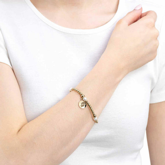 Leonardo Jewels Bracelet Mathilde, Jewelry Bracelet, Arm Chain, Fashion Jewelry, Stainless Steel IP Gold, Gold, 024275