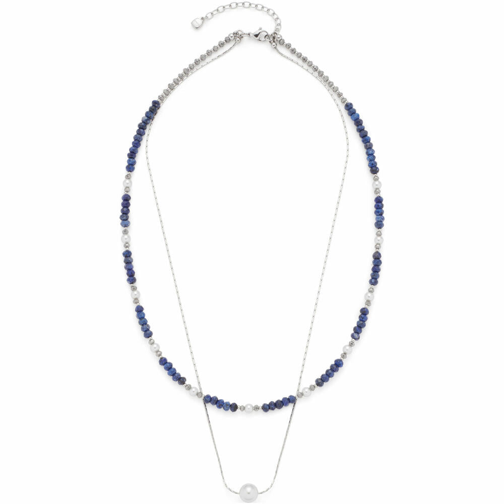 Leonardo Jewels Halskette 45 Anjana, Kette, Schmuckkette, Modeschmuck, Edelstahl, Glasperlen, 024311