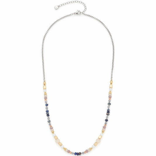 Leonardo Jewels Halskette 45 Babsi, Kette, Schmuckkette, Modeschmuck, Edelstahl, Glasperlen, 024313