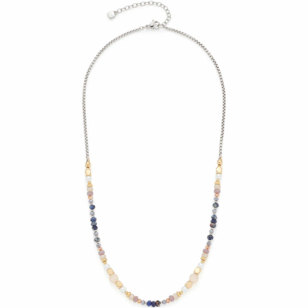 Leonardo Jewels Halskette 45 Babsi, Kette, Schmuckkette, Modeschmuck, Edelstahl, Glasperlen, 024313