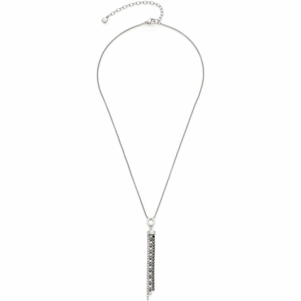 Leonardo Jewels Halskette 42 Atura, Kette, Schmuckkette, Modeschmuck, Edelstahl, Glasperlen, Zirkonia, 024316