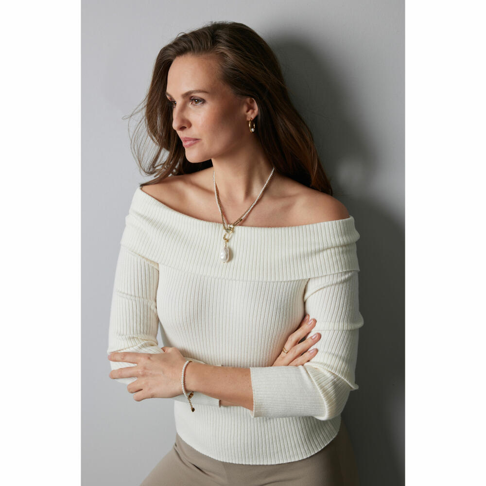 Leonardo Jewels Armband gold Lucinda, Schmuckarmband, Armkette, Modeschmuck, Edelstahl IP gold, Perlen , 024330