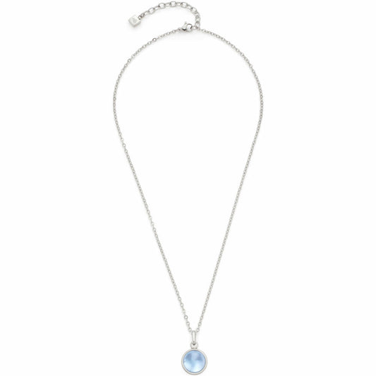 Leonardo Jewels Halskette 45 Bea grey blue, Kette, Schmuckkette, Modeschmuck, Edelstahl, Glasperle, 024357