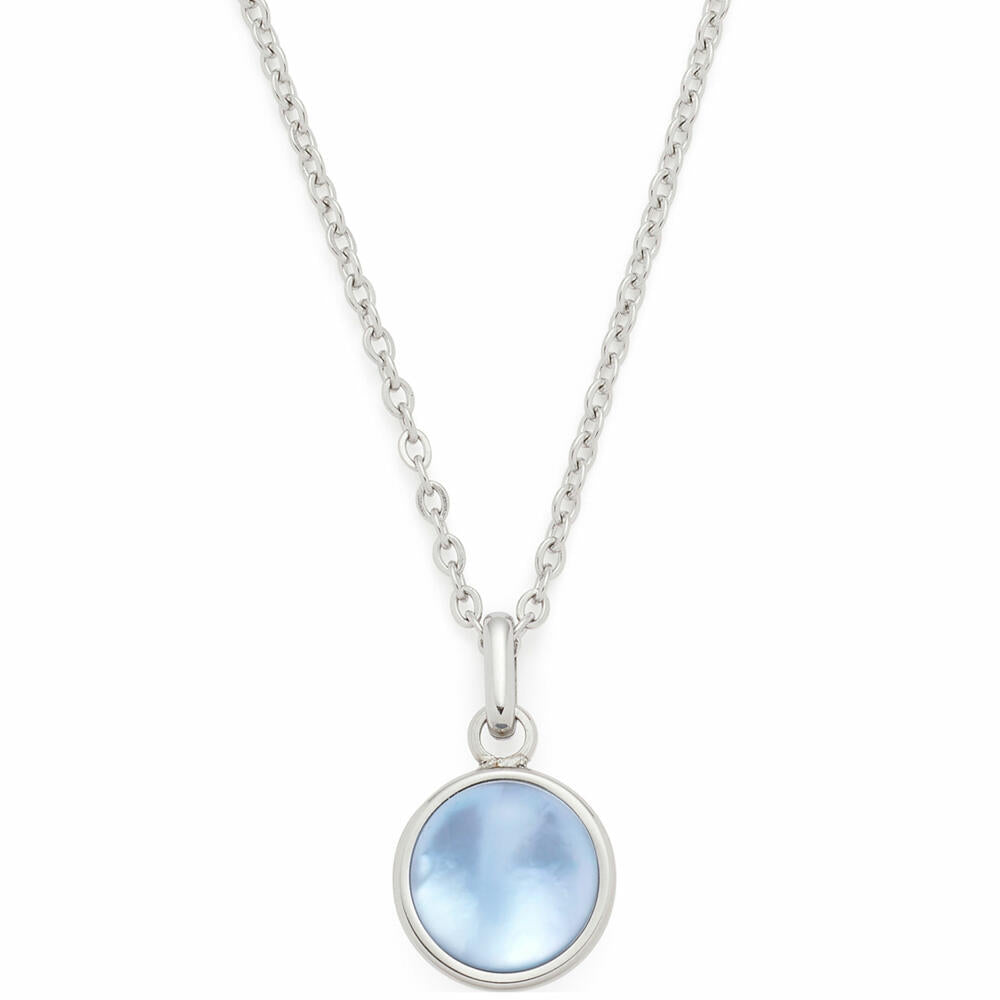 Leonardo Jewels Halskette 45 Bea grey blue, Kette, Schmuckkette, Modeschmuck, Edelstahl, Glasperle, 024357