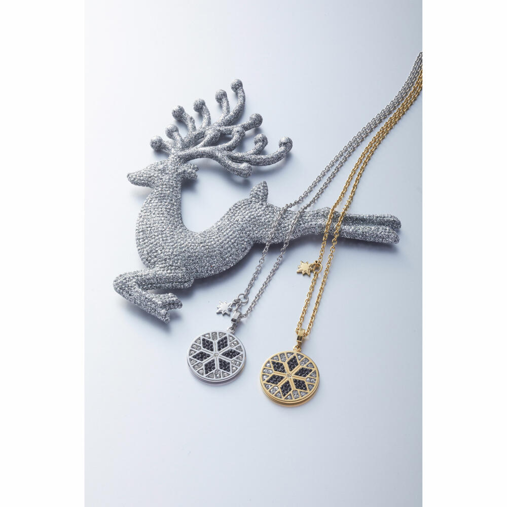 Leonardo Jewels Halskette 70 gold Biella X-Mas, Kette, Schmuckkette, Modeschmuck, Edelstahl IP gold, Zirkonia, 024365