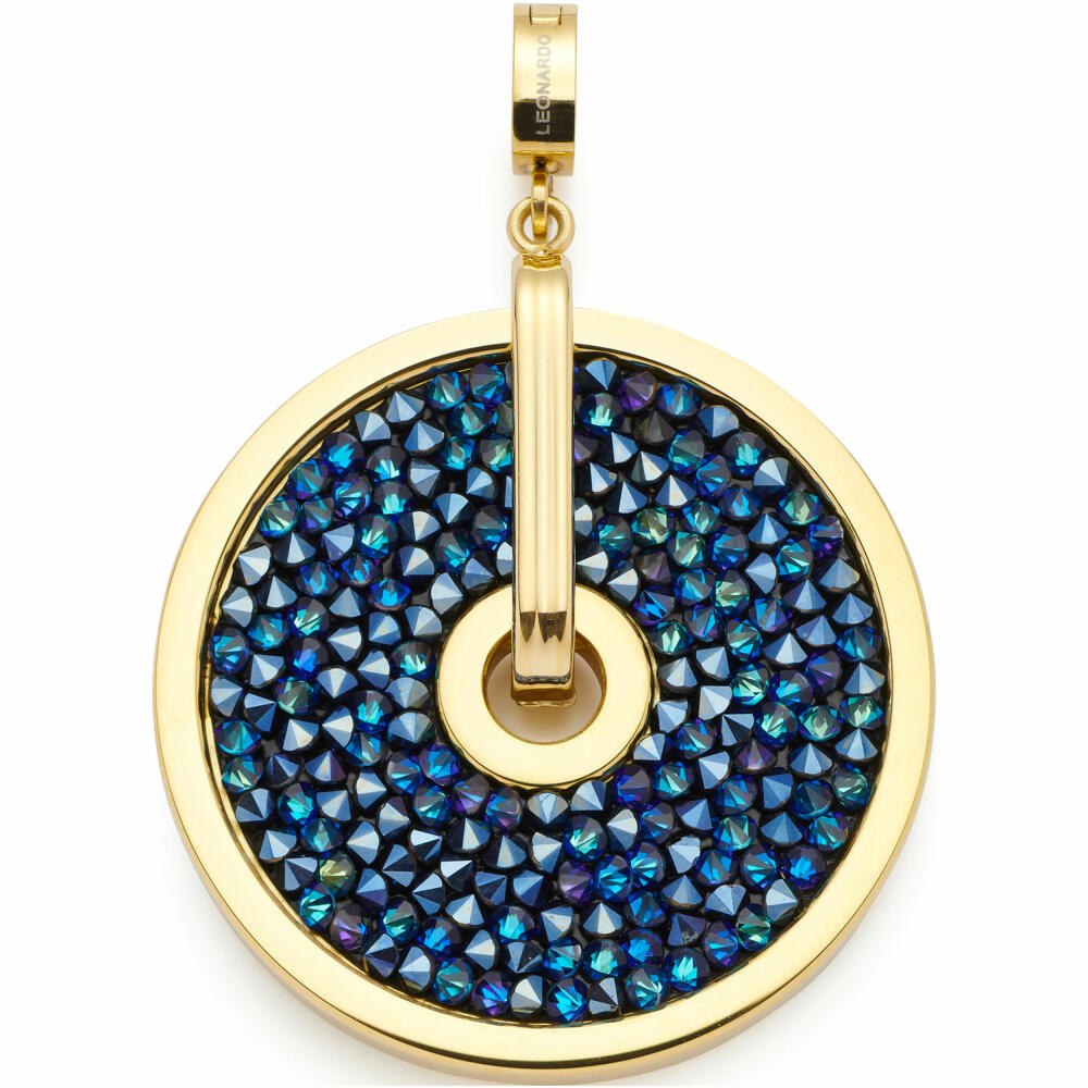 Leonardo Jewels Anhänger gold Blanca Clip&Mix, Schmuckanhänger, Kettenanhänger, Edelstahl IP gold, Zirkonia, 024371