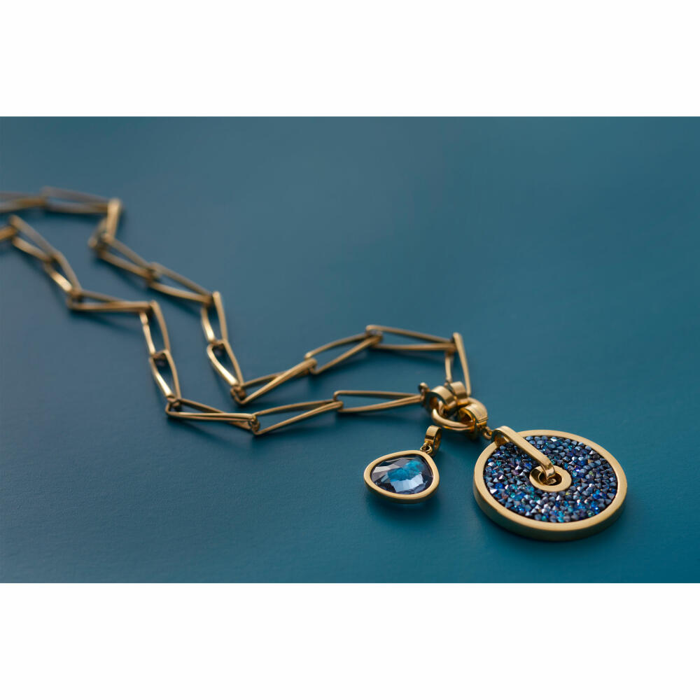 Leonardo Jewels Anhänger gold Blanca Clip&Mix, Schmuckanhänger, Kettenanhänger, Edelstahl IP gold, Zirkonia, 024371