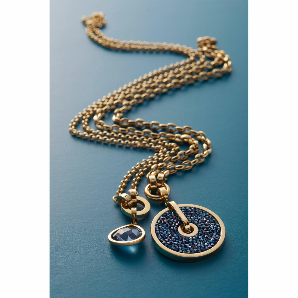 Leonardo Jewels Anhänger gold Blanca Clip&Mix, Schmuckanhänger, Kettenanhänger, Edelstahl IP gold, Zirkonia, 024371