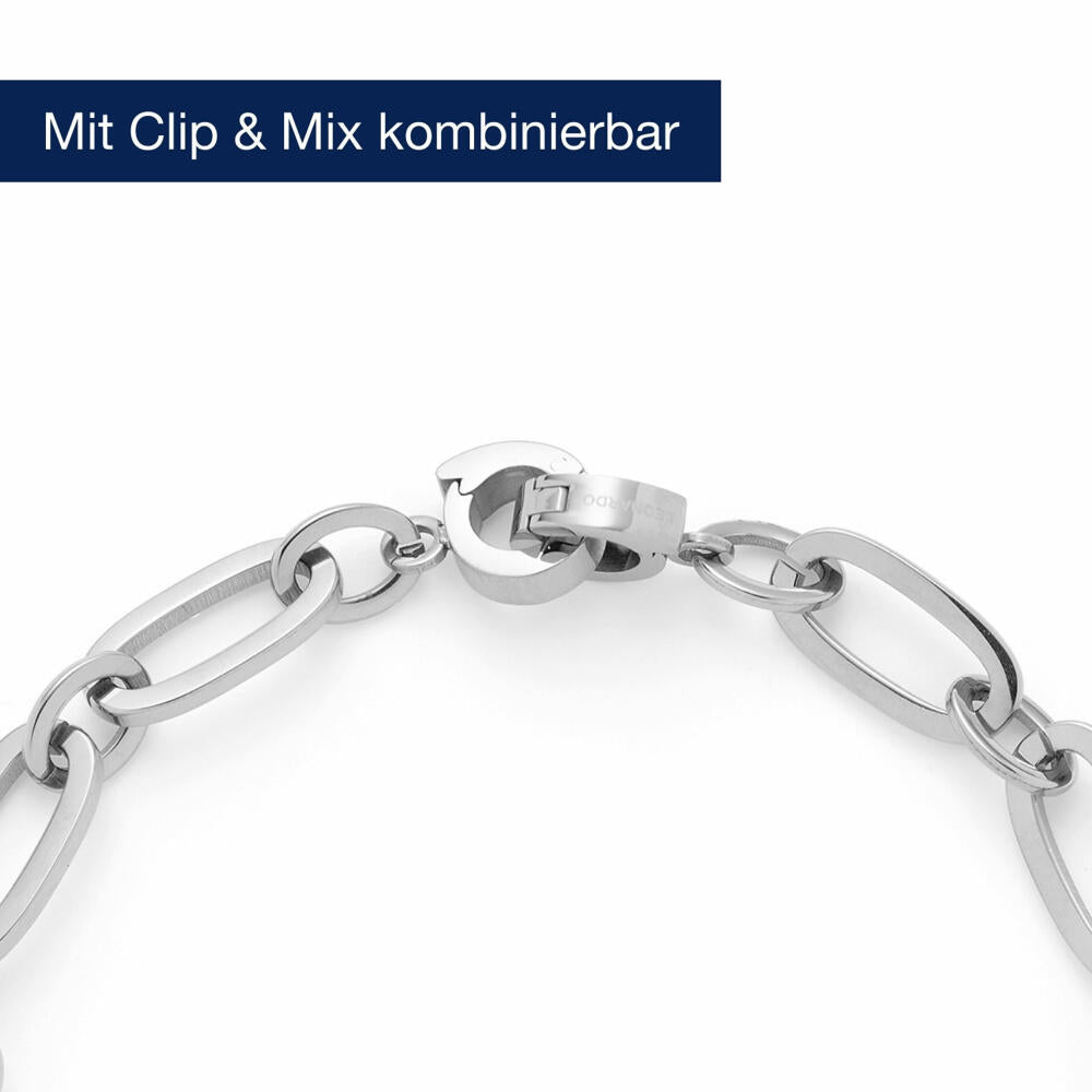 Leonardo Armband Dotty Clip & Mix, Armschmuck, Schmuck, Edelstahl, 024924