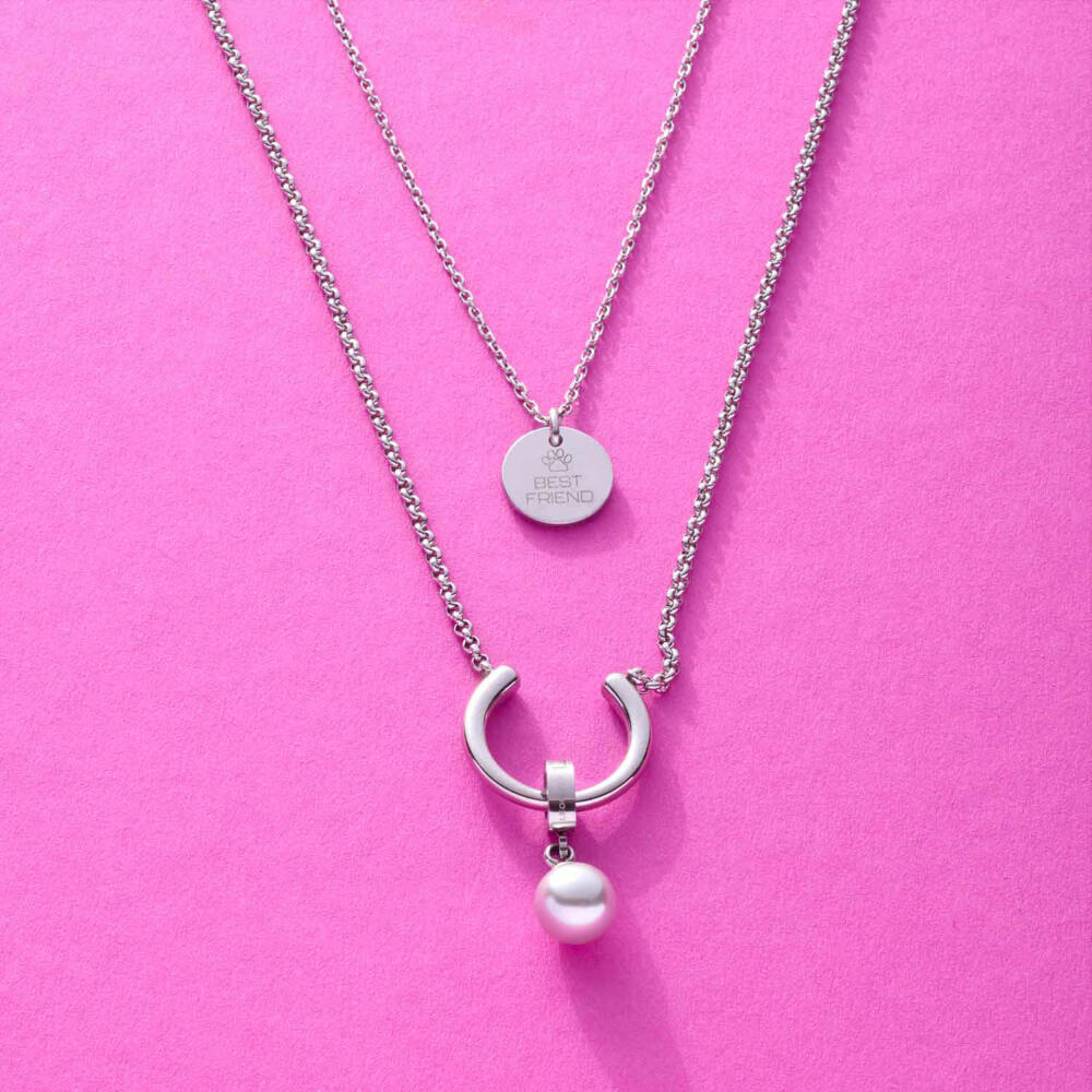 Leonardo Halskette 45 Maisy Clip & Mix, Kette, Schmuck, Edelstahl, 024926