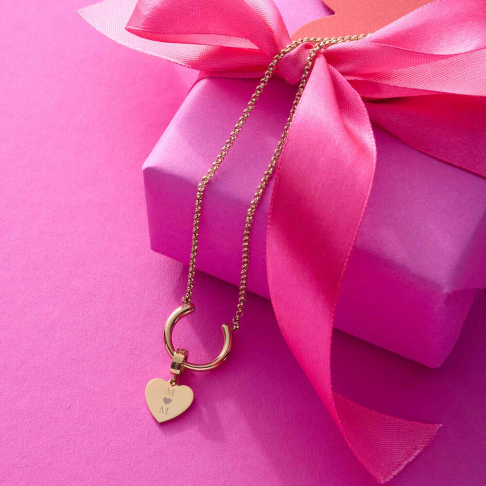 Leonardo Halskette 45 Gold Maisy Clip & Mix, Kette, Schmuck, Edelstahl Gold, 024931