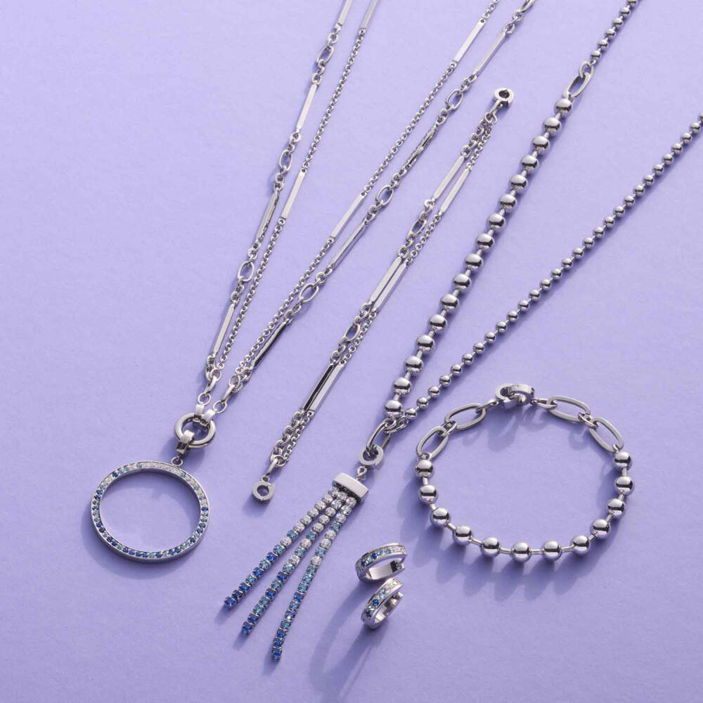 Leonardo Halskette 80 Grace Clip & Mix, Kette, Schmuck, Edelstahl, 024932