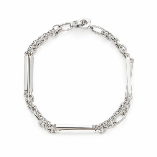 Leonardo Armband Grace Clip & Mix, Armschmuck, Schmuck, Edelstahl, 024933