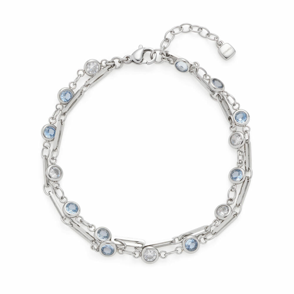 Leonardo Armband Vicky, Armschmuck, Schmuck, Edelstahl, Glassteine, Perlen, 024939