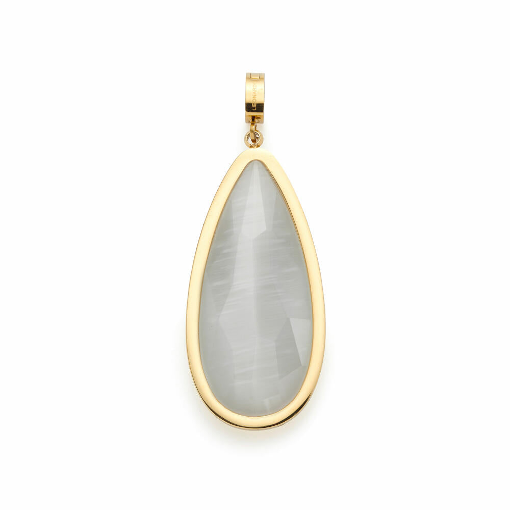 Leonardo Anhänger Gold Jessy Clip & Mix, Kettenanhänger, Schmuck, Edelstahl Gold, Catseye, 024940