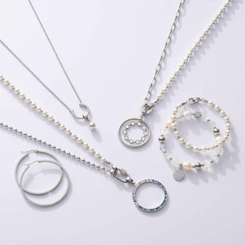 Leonardo Anhänger Bobby Clip & Mix, Kettenanhänger, Schmuck, Edelstahl, Zirkonia, 024945