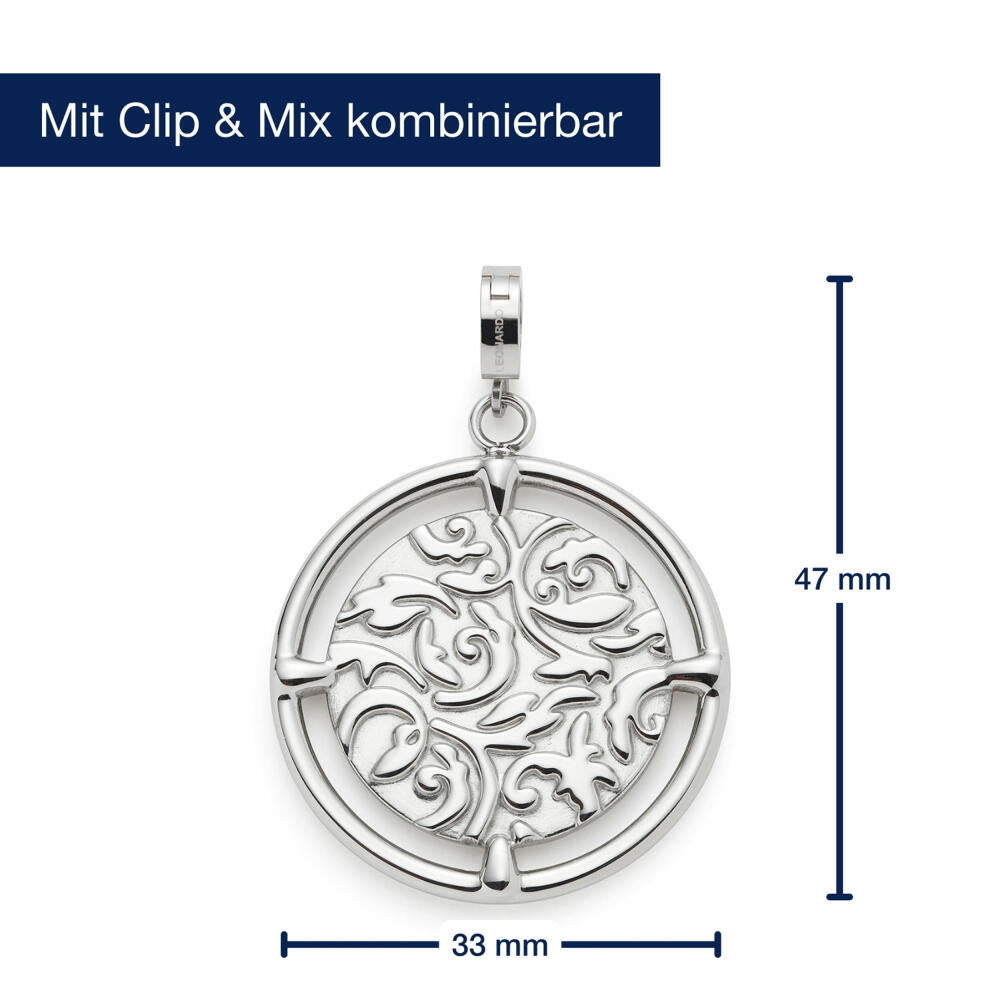 Leonardo Anhänger Terry Clip & Mix, Kettenanhänger, Schmuck, Edelstahl, 024946