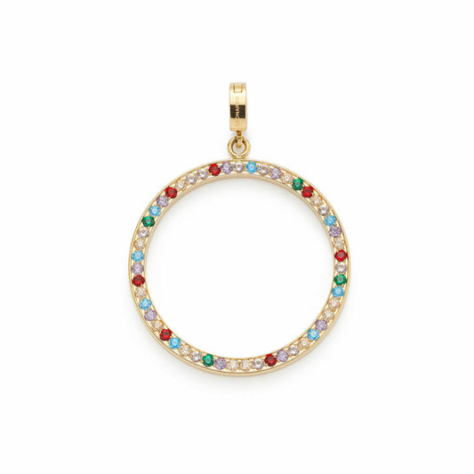 Leonardo Anhänger Gold Clarence Clip & Mix, Kettenanhänger, Schmuck, Edelstahl, Glassteine, 024947