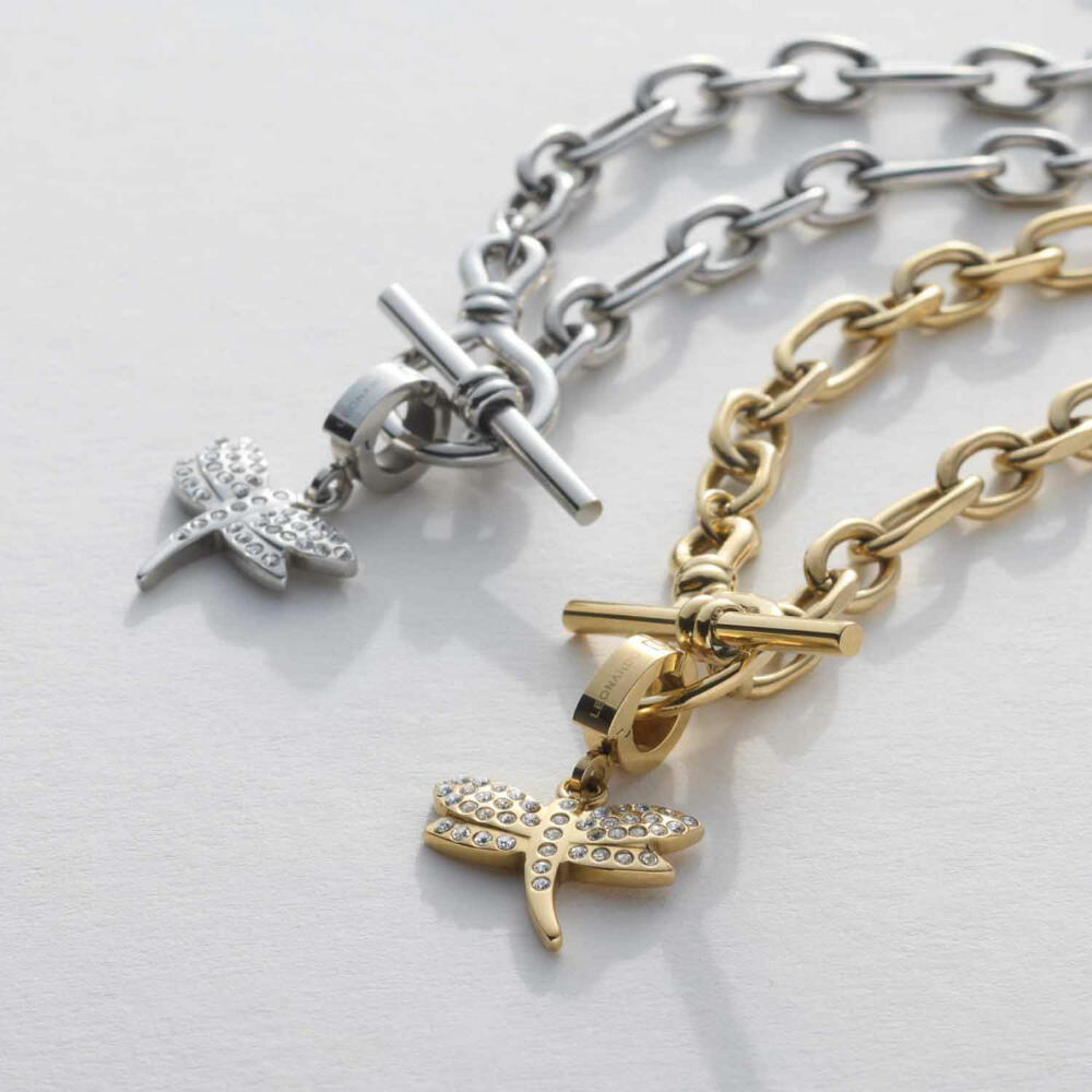 Leonardo Anhänger Gold Elisabeth Clip & Mix, Kettenanhänger, Schmuck, Edelstahl, Zirkonia, 024964