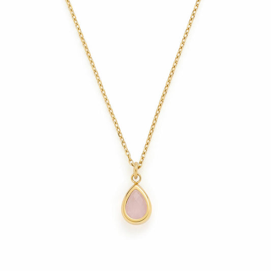 Leonardo Halskette 42 Gold Rosy CIAO, Kette, Schmuck, Edelstahl Gold, Glassteine, 024971