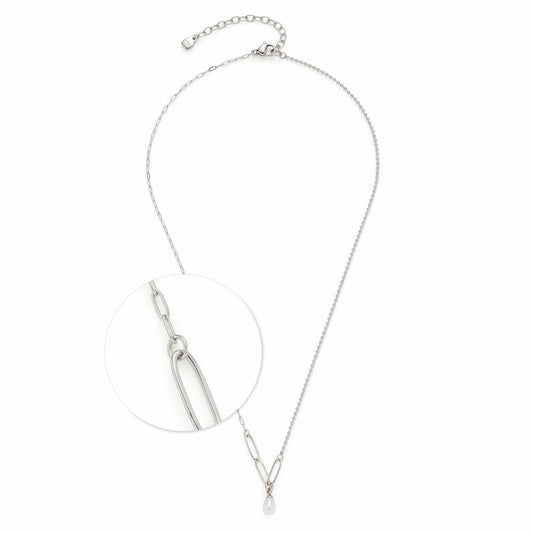 Leonardo Halskette 42 Peggy Ciao, Kette, Schmuck, Edelstahl, Perle, 024977