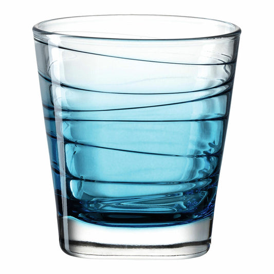 Leonardo drinking glass Vario Struttura, mug, water glass, soda-lime glass, blue, 250 ml, 026838