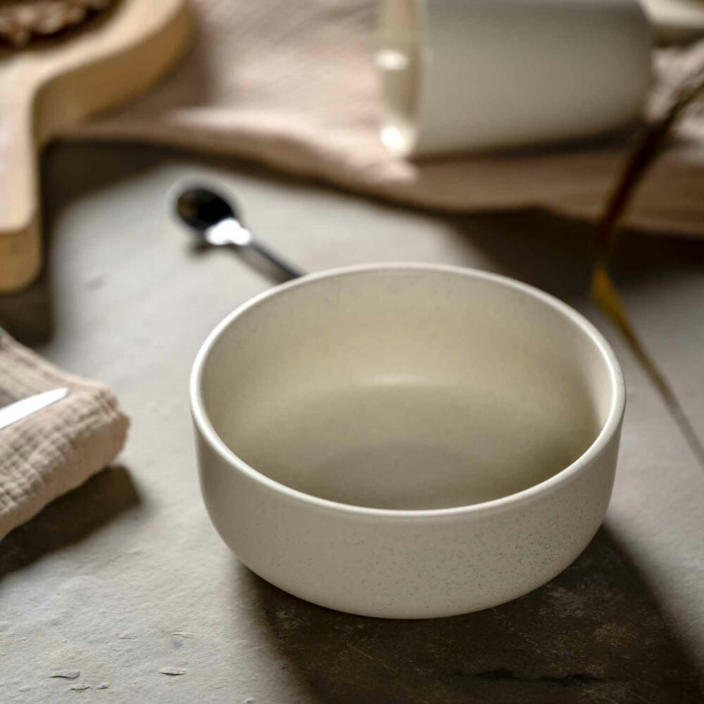 Leonardo Keramikschale ROMA, Schale, Schüssel, Keramik, Creme, 16 cm, 027261