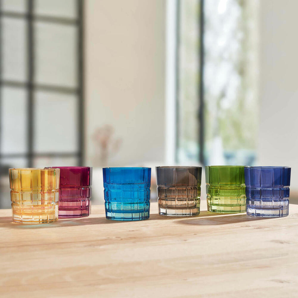 Leonardo drinking glass SPIRITII, glass, drinking vessel, water glass, soda-lime glass, violet, 170 ml, 028762