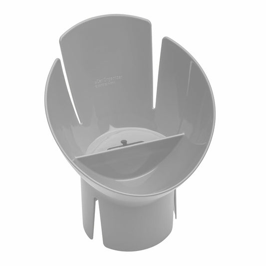 Koziol Fritz Cockpit Manager, Utensilo, Storage Basket, Basket, Charging Station, Plastic, Cool Grey, H 16.7 cm, 4051632
