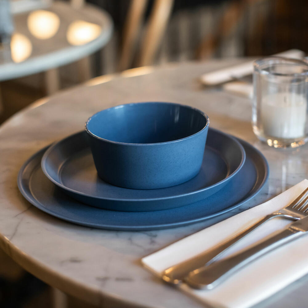 Koziol Bowl Connect, Bowl, Small Bowl, Thermoplastic, Organic Deep Blue, 400 ml, 3102675