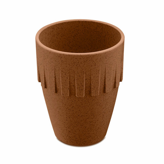 Koziol Becher Cappuccino Connect, Kaffeebecher, Tasse, Kaffeetasse, Thermoplastischer Kunststoff, Organic Rusty Steel, 300 ml, 4080674