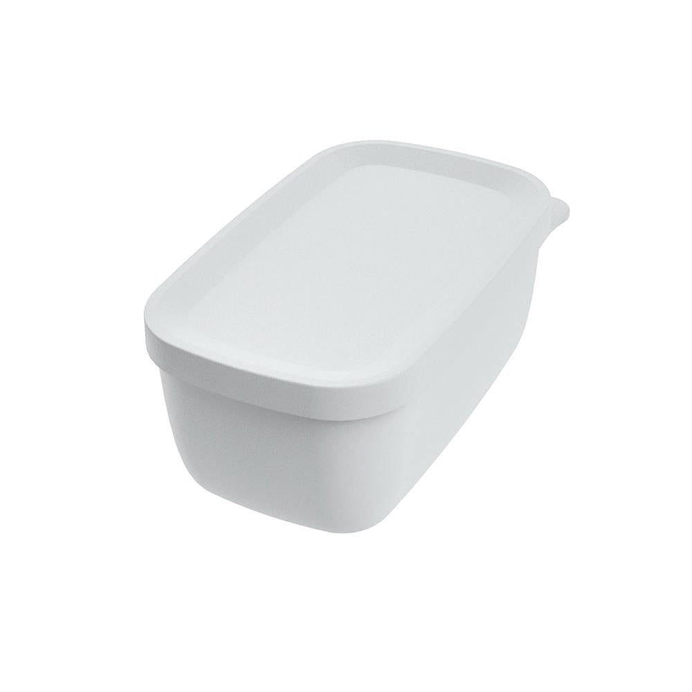 Koziol Liquid safe box Candy S, sauce container, liquid container, food container, thermoplastic, Cotton White, 3199525