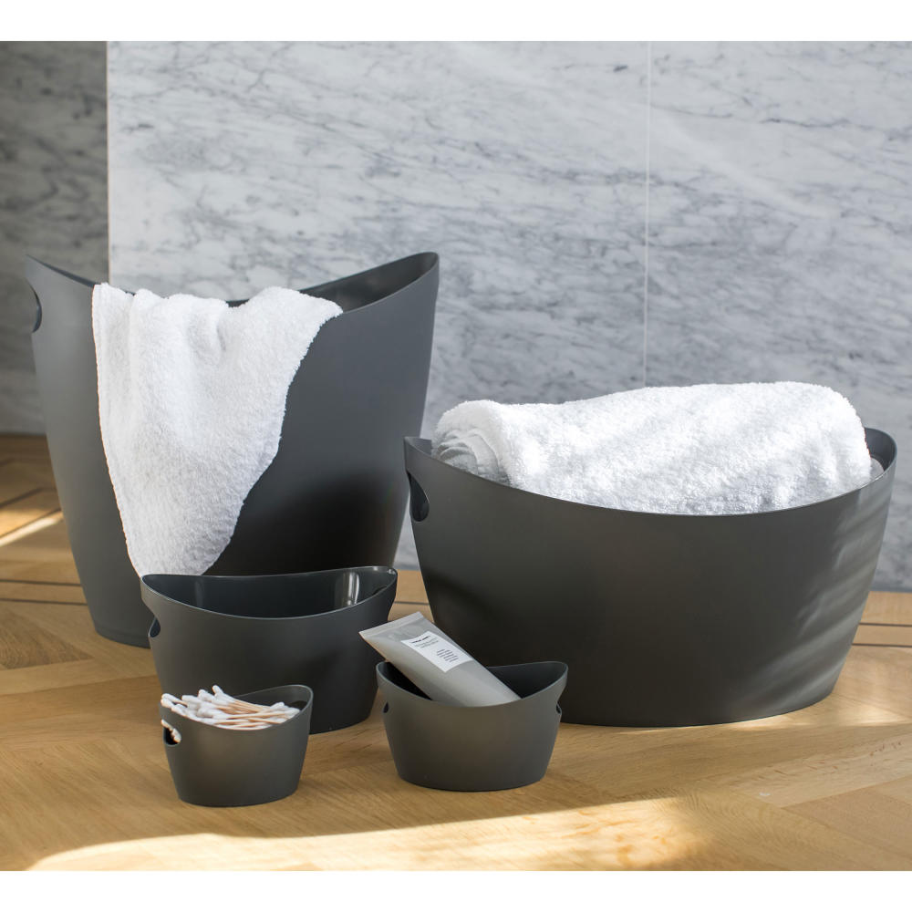 Koziol Utensilo Bottichelli XXS, tub, basket, organizer, storage, thermoplastic, Organic Rusty Steel, 270 ml, 5734674
