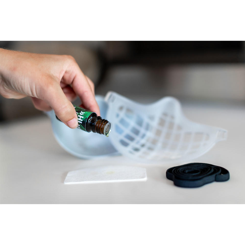 Koziol Hi Aroma Pfefferminzöl, für Community Masken, Ätherisches Pfefferminz Öl, 10 ml, 3177101
