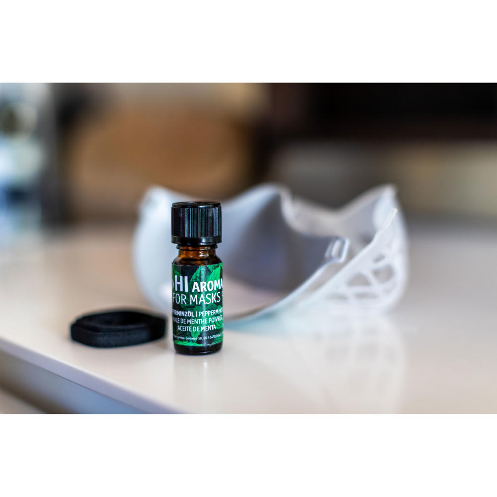 Koziol Hi Aroma Pfefferminzöl, für Community Masken, Ätherisches Pfefferminz Öl, 10 ml, 3177101
