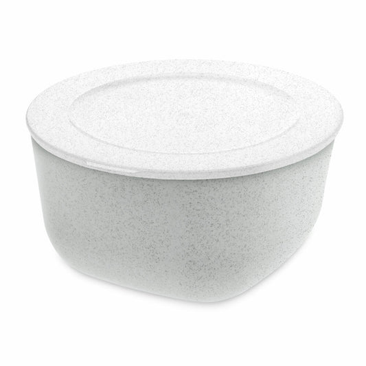 Koziol Box with Lid Connect L, Food Storage Container, Can, Storage, Thermoplastic, Organic Grey/Organic White, 2 L, 3871296