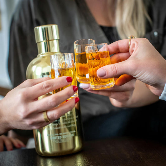 Koziol Superglas 4er-Set Club No. 7, Trinkgläser, Becher, Kunststoff, Crystal Clear, 40 ml, 4798535