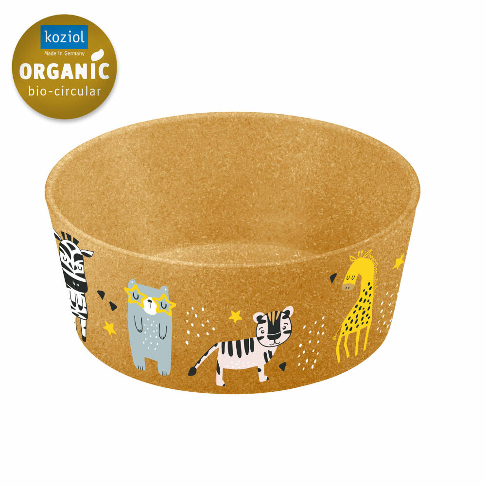 Koziol Schale Connect Bowl Zoo, Schüssel, Kunststoff, Nature Wood, 400 ml, 1436702