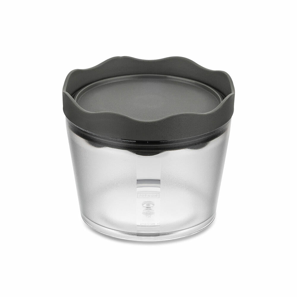 Koziol storage container Prince S, airtight storage container, plastic, Nature Ash Grey, 300 ml, 7084701