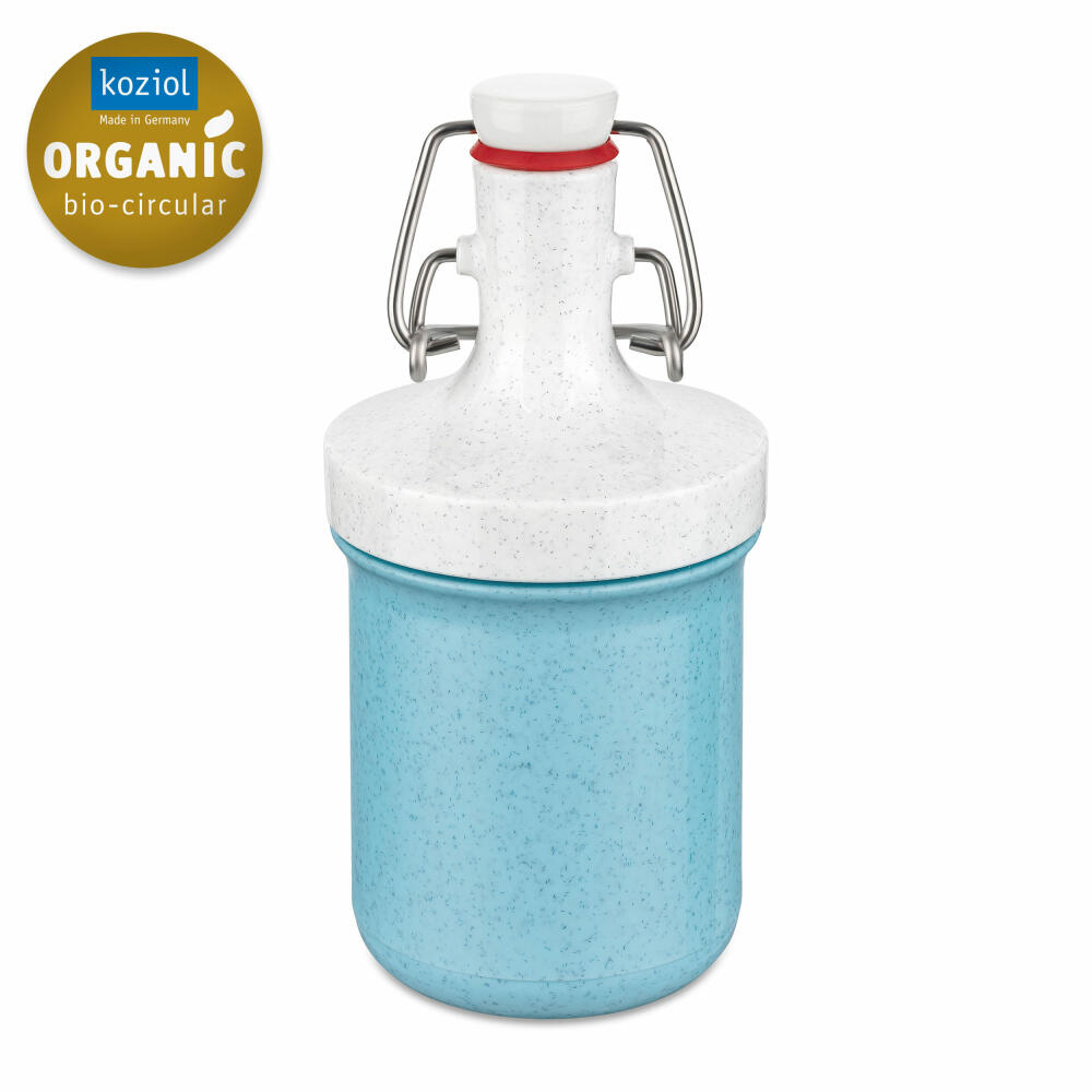 Koziol drinking bottle Plopp To Go Mini, plastic, Organic Frostie Blue, 200 ml, 4014706